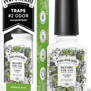 Poo-Pourri Before-You-Go Toilet Spray, Bamboo Rain, 2 Fl Oz - Jasmine, Bamboo and Fresh Grass